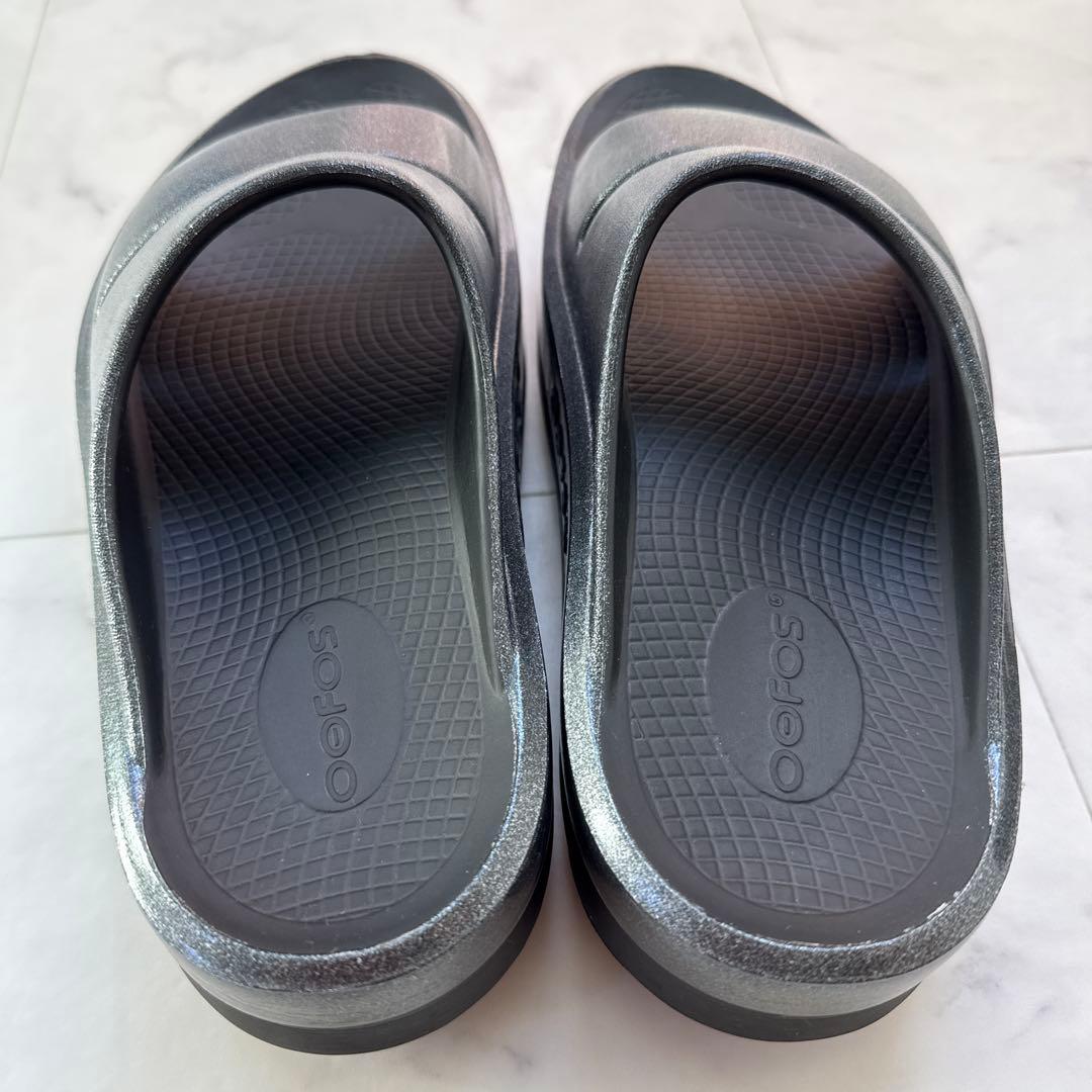 靴 OOmega OOahh Luxe Black Sparkle 27cm