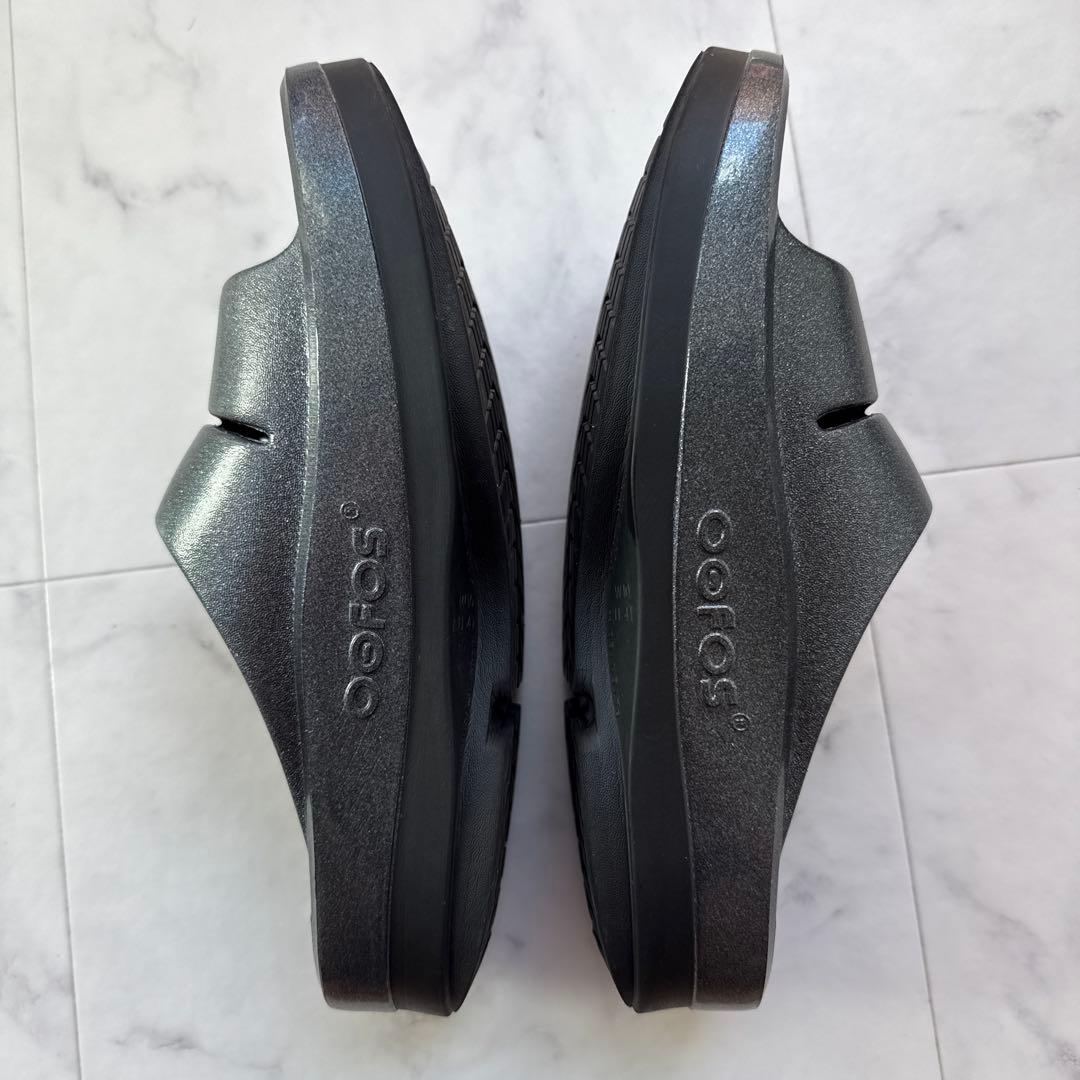 靴 OOmega OOahh Luxe Black Sparkle 27cm