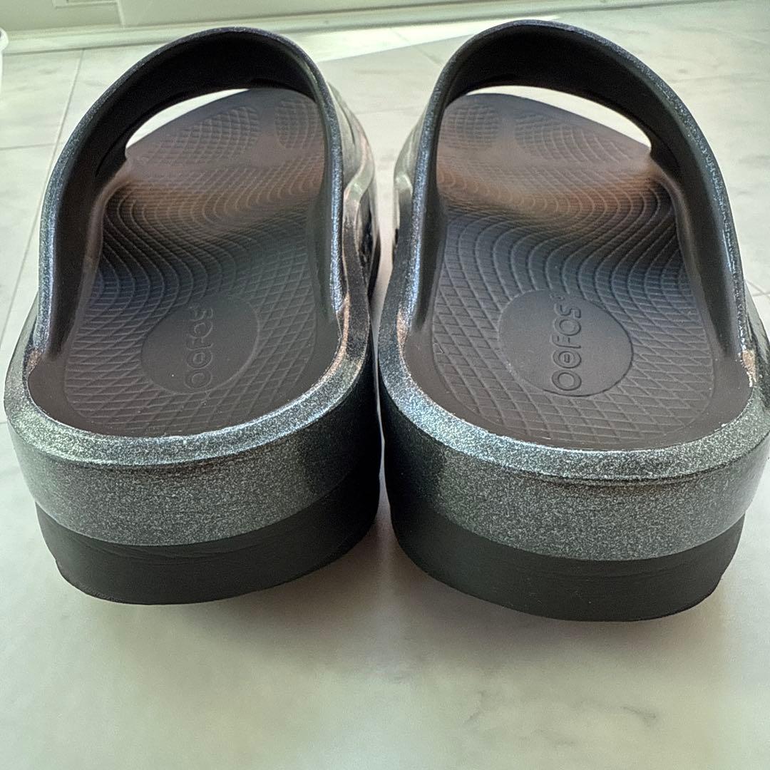 靴 OOmega OOahh Luxe Black Sparkle 27cm