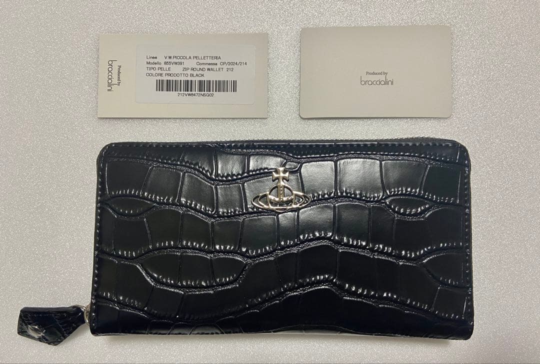 【新品未使用】Vivienne Westwood　ブラック長財布