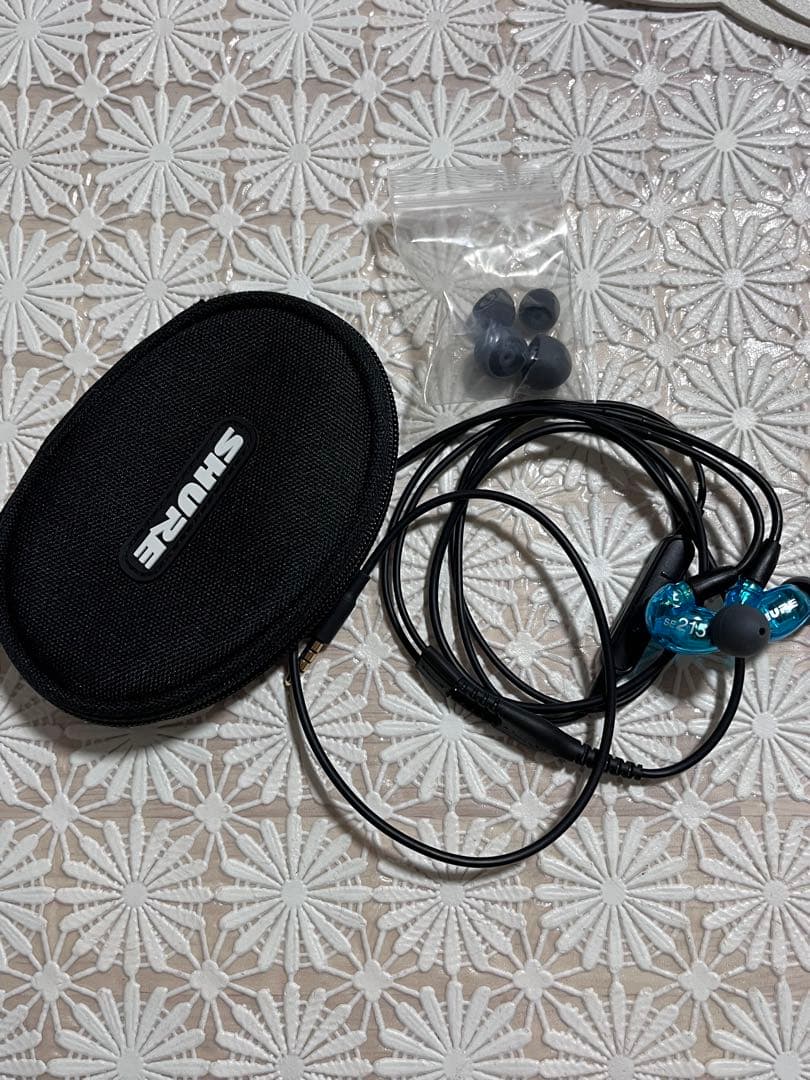 SHURE SE215 有線イヤホン マイク付き