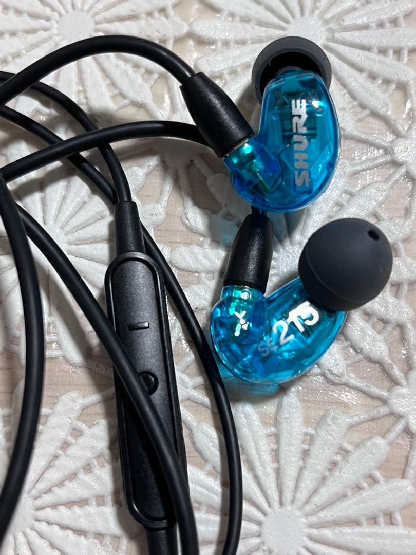 SHURE SE215 有線イヤホン マイク付き