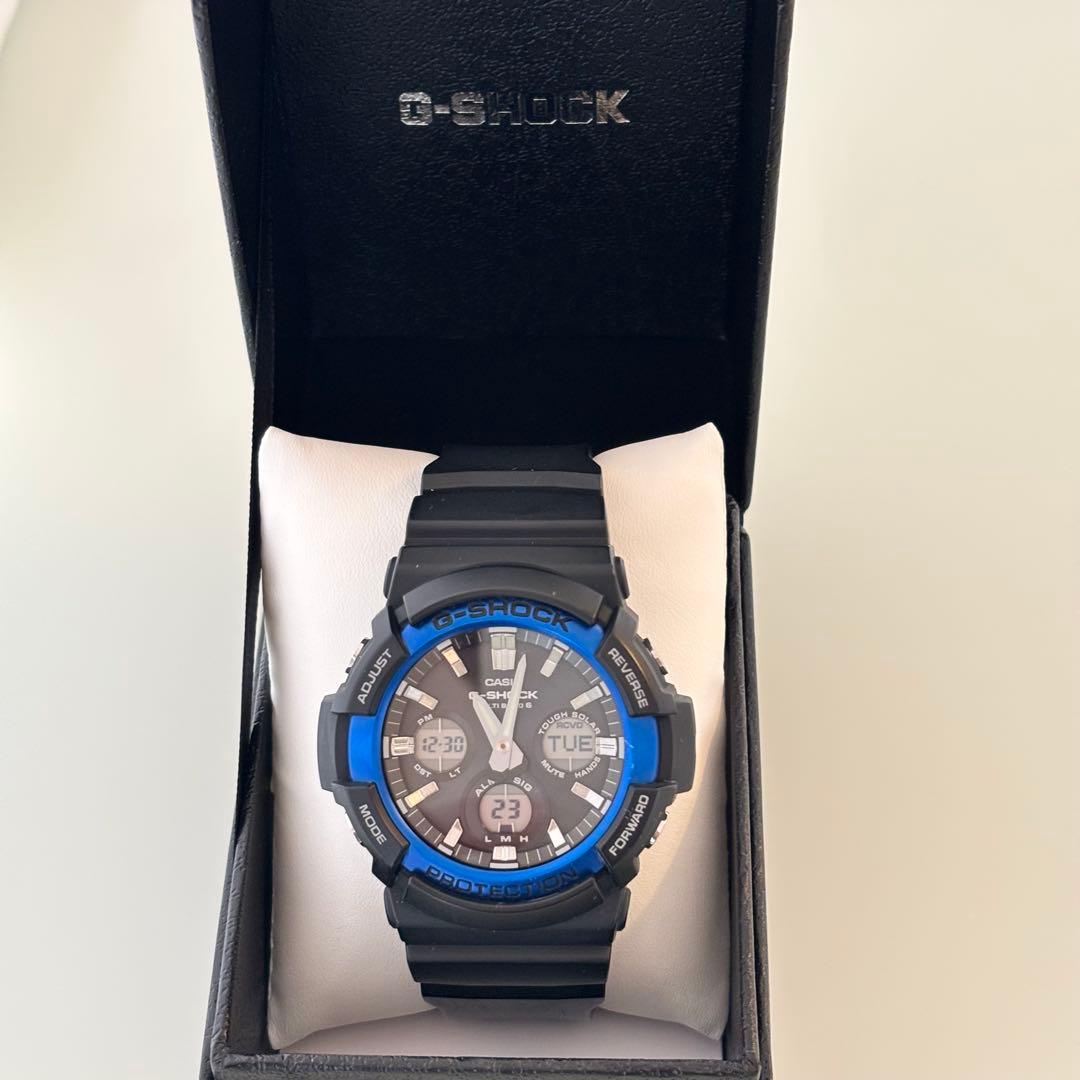CASIO G-SHOCK GAW-100B-1A2JF 電波ソーラー　腕時計