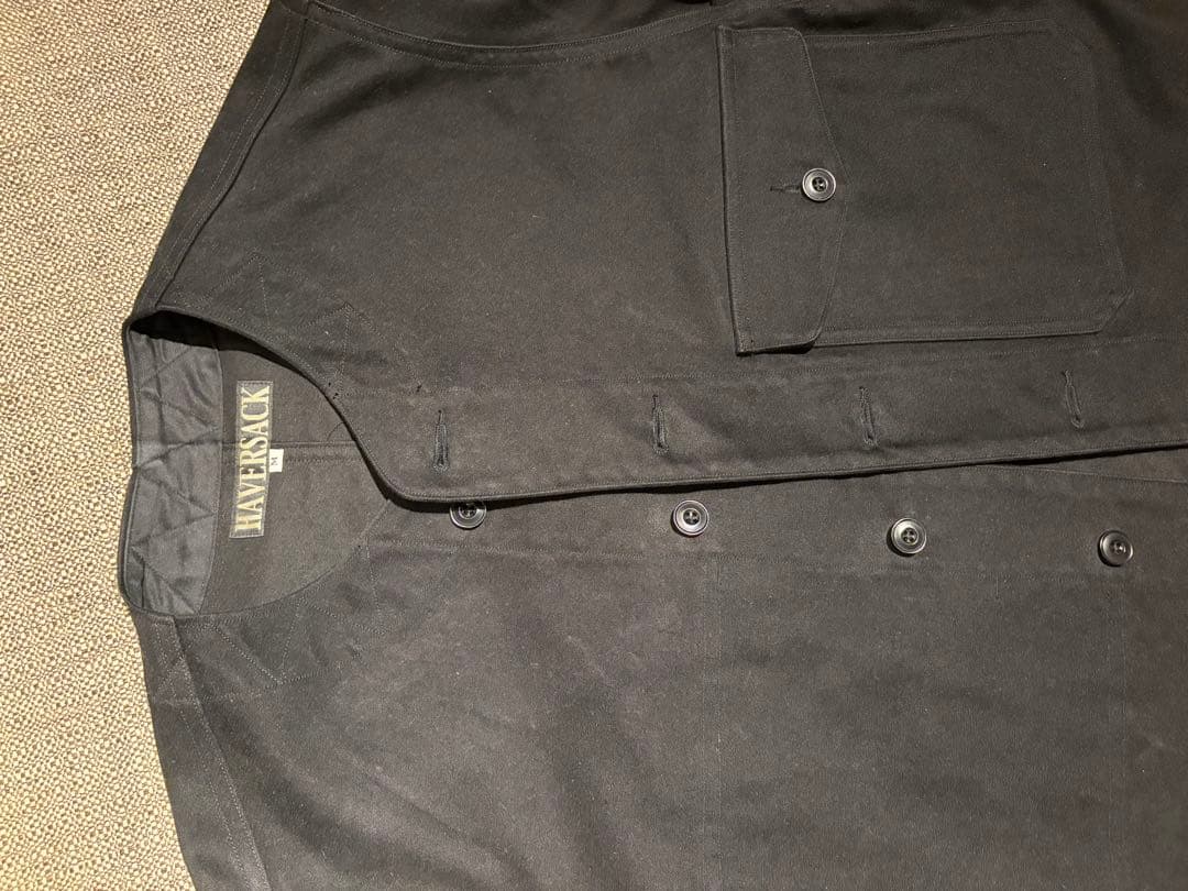 haversack モールスキンノーカラージャケット　ワイドパンツ　セットアップ