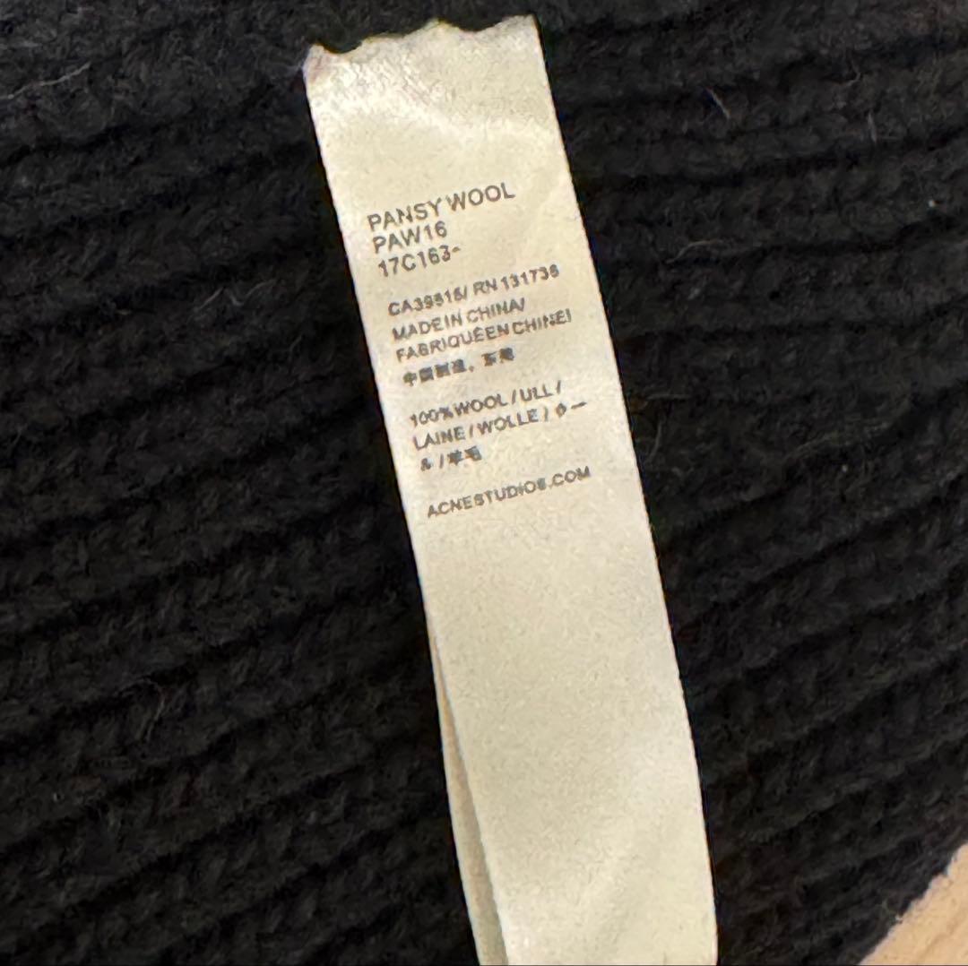 Acne Studios FACEロゴビーニー ニット帽　正規品