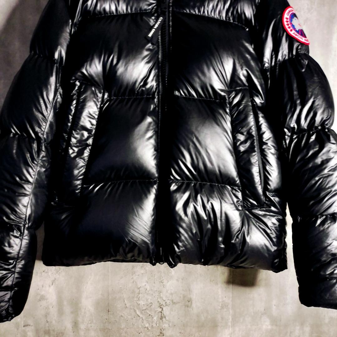 【極美品・JPタグ】カナダグース クロフトンパッファー ダウンジャケット S 黒