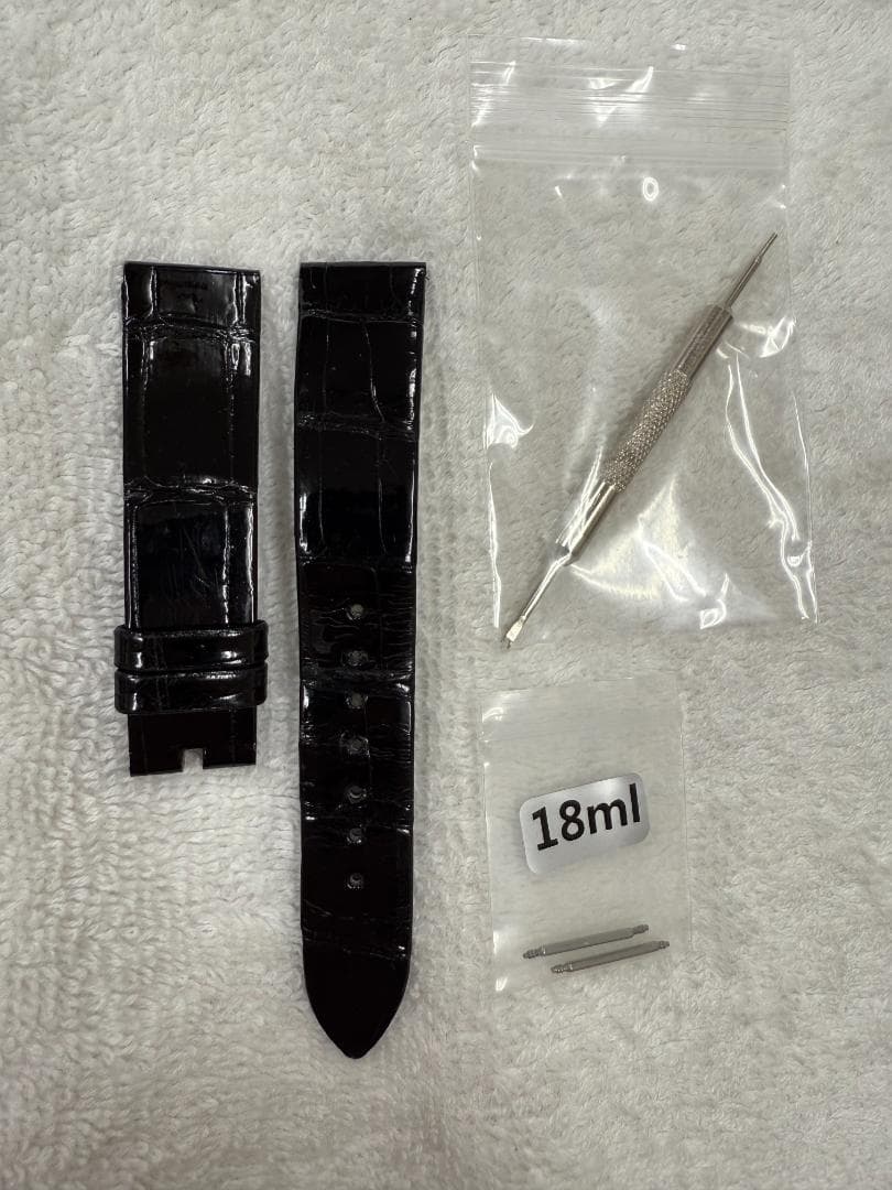 クロコ ベルト コルム 純正 18mm CORUM