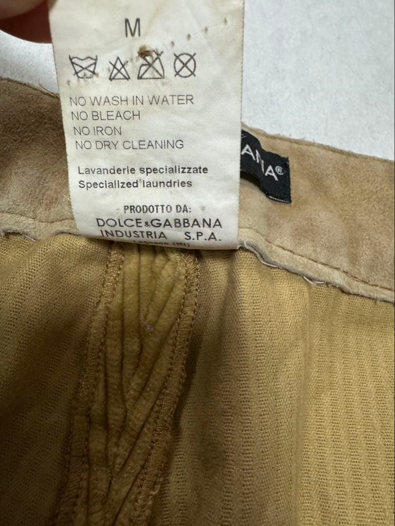 dolce&gabbana ベロア フレアパンツ　38