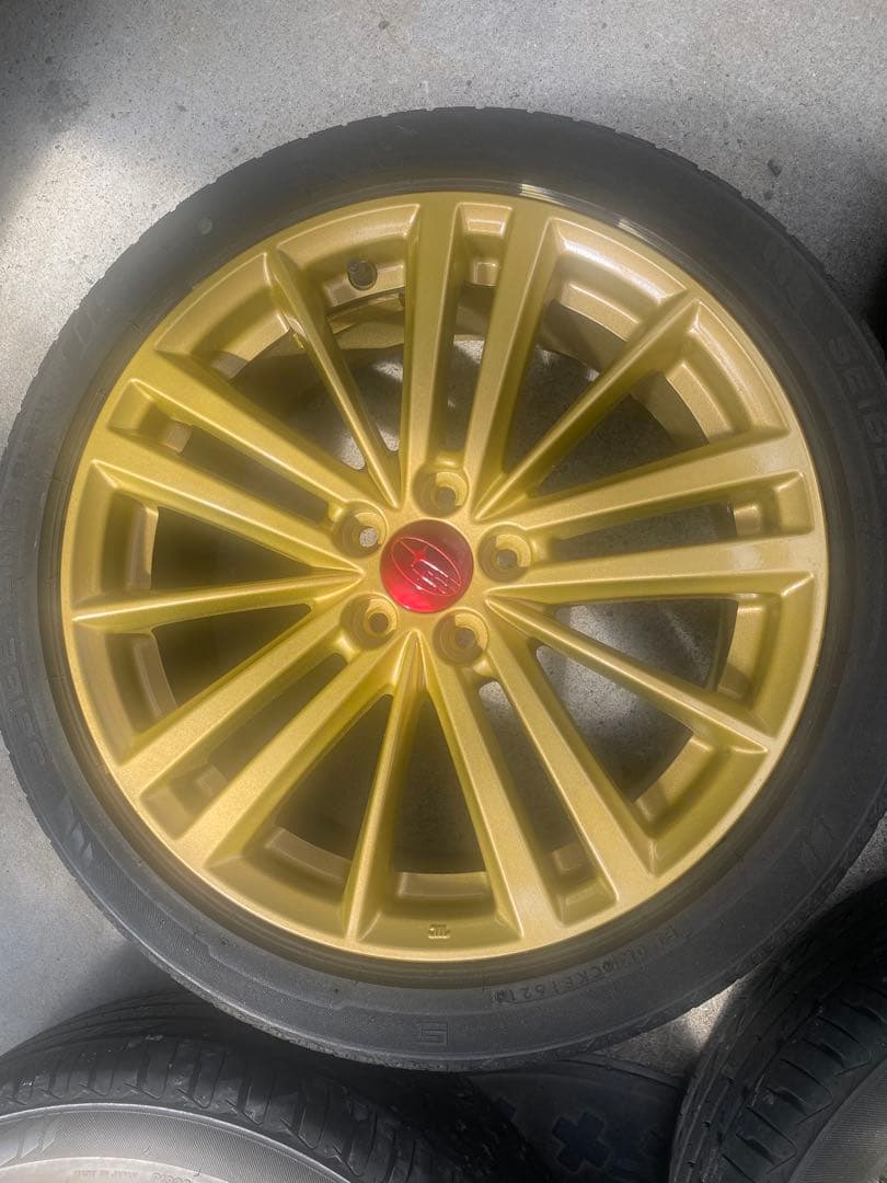 ②TTosh_T〈綺麗〉インプレッサ　純正ゴールドホ