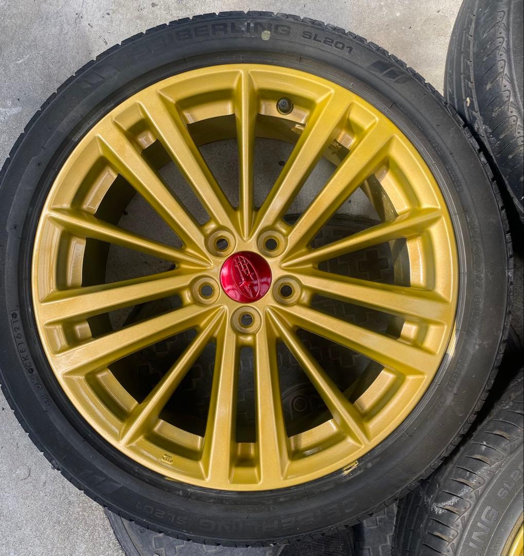 ②TTosh_T〈綺麗〉インプレッサ　純正ゴールドホ