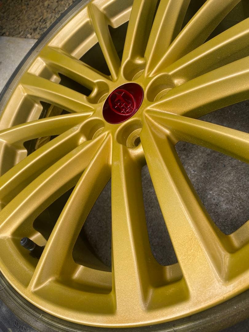 ②TTosh_T〈綺麗〉インプレッサ　純正ゴールドホ