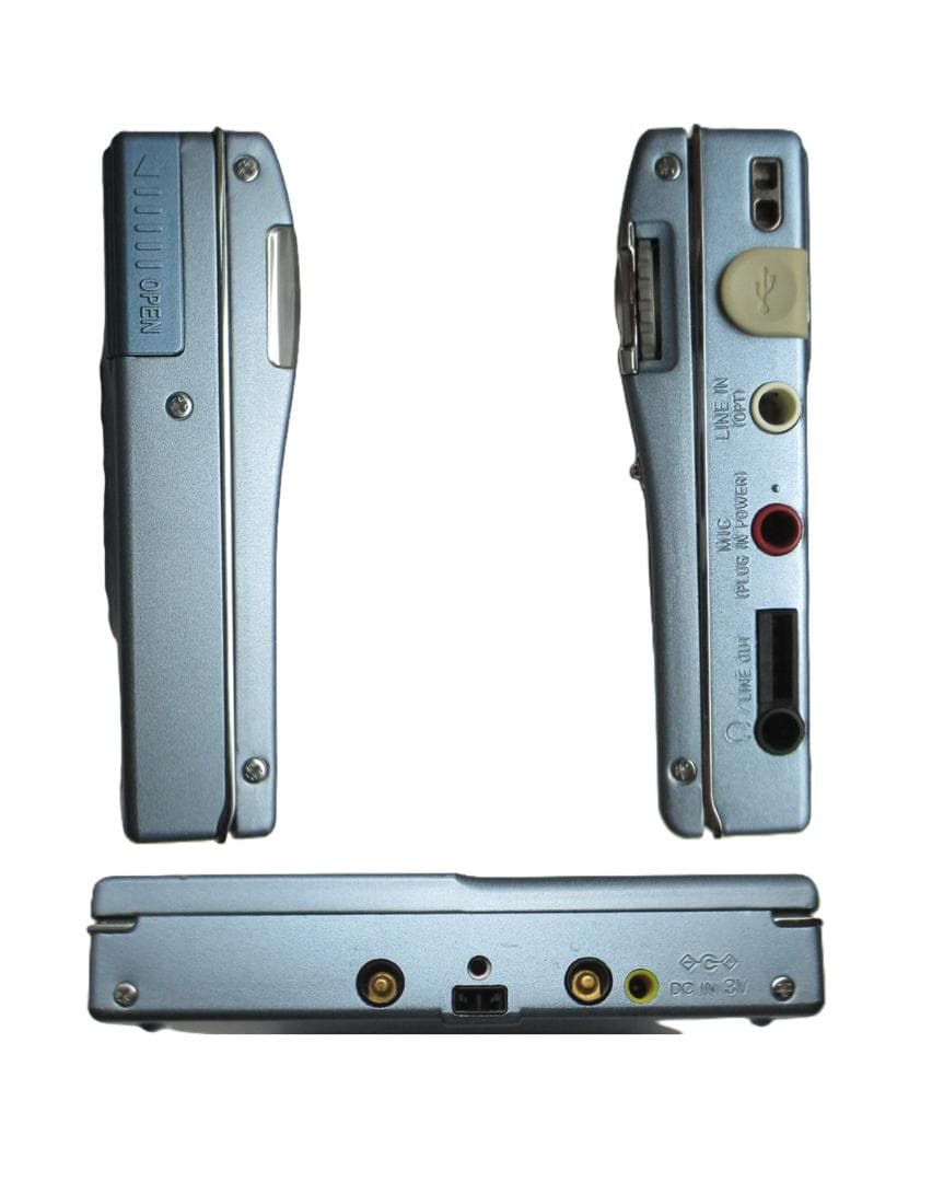 【Sony】MDウォークマン MZ-N910（正常動作、外付乾電池ケース付）