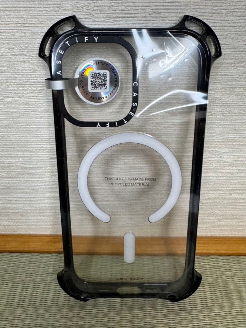CASETiFY バウンス iPhone 17 ケース クリア ブラック
