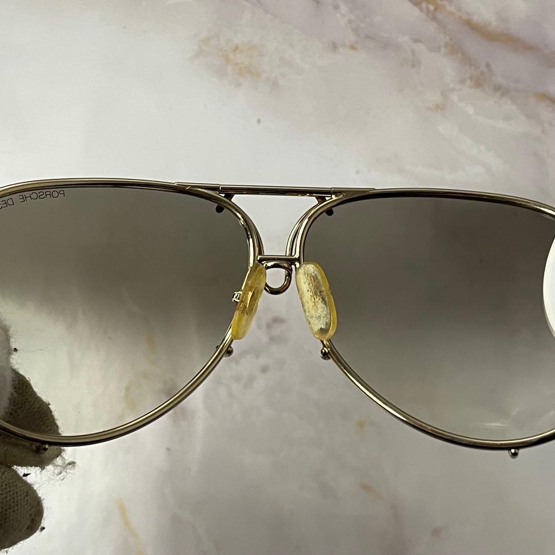 PORSCHE ティアドロップ y2k アビエーター サングラス ケース付き