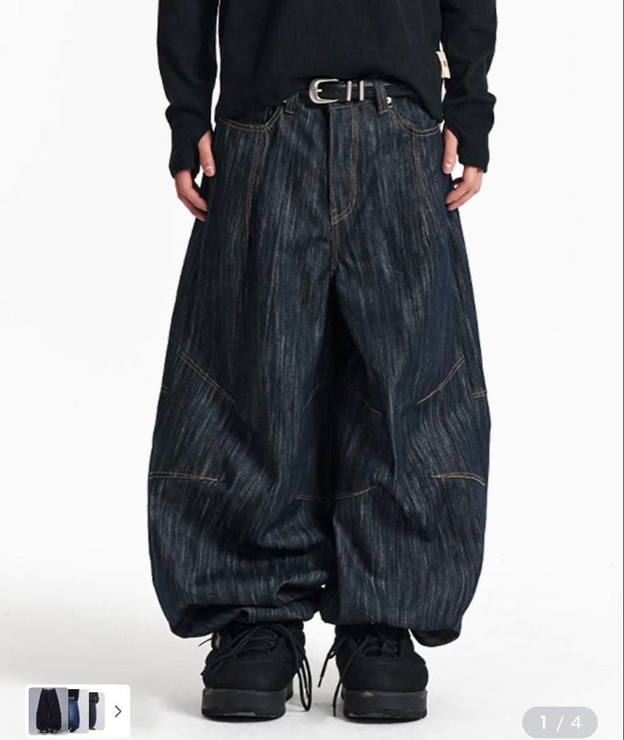 kichul BALLOON DENIM PANTS Mサイズ