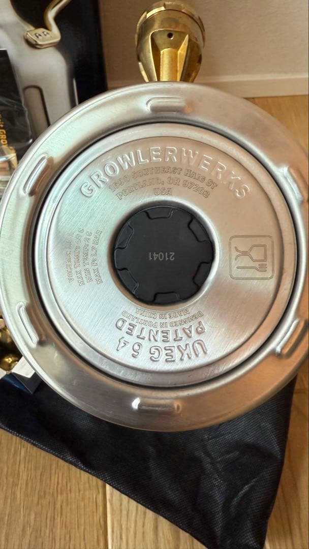 【美品】GROWRERWEREKS UKEG64 グロウラー ステンレス