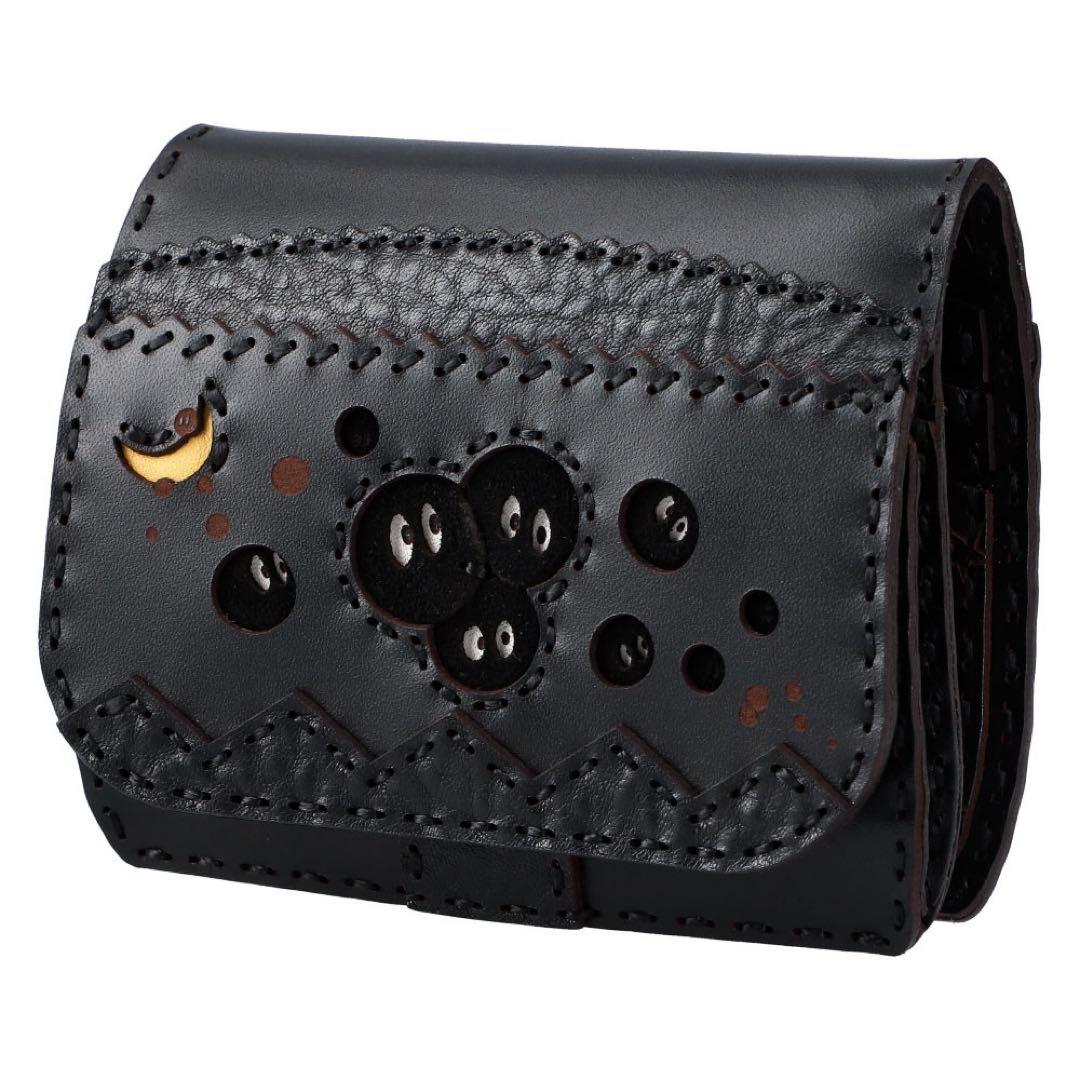 883　　Totoro 黒いレザー財布