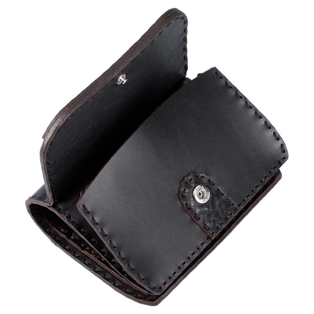 883　　Totoro 黒いレザー財布