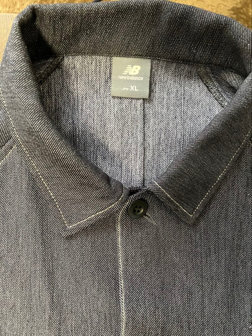ニューバランス「THE CITY」デニムライク 上下セットアップ　XLサイズ