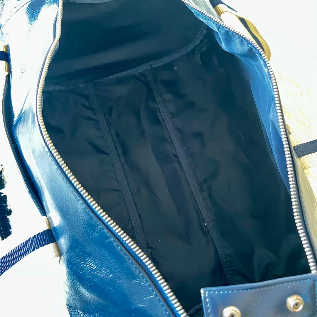 FRED PERRY フレッドペリー ボストンバッグ ドラムバッグ ネイビー