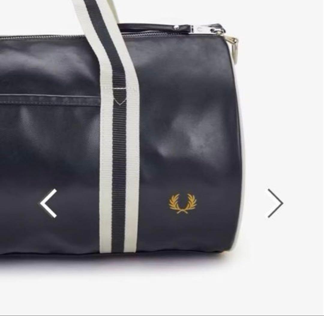 FRED PERRY フレッドペリー ボストンバッグ ドラムバッグ ネイビー