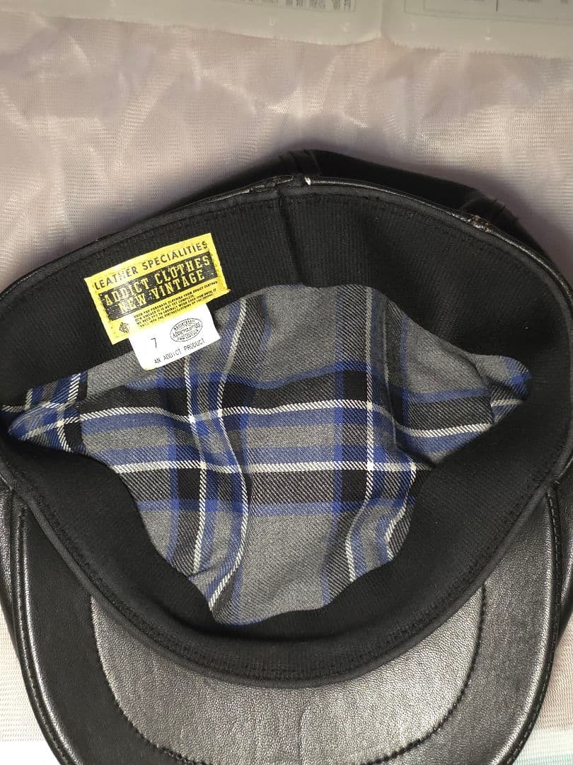 ADDICT CLOTHES シープスキン キャスケット帽 (サイズ約58cm)