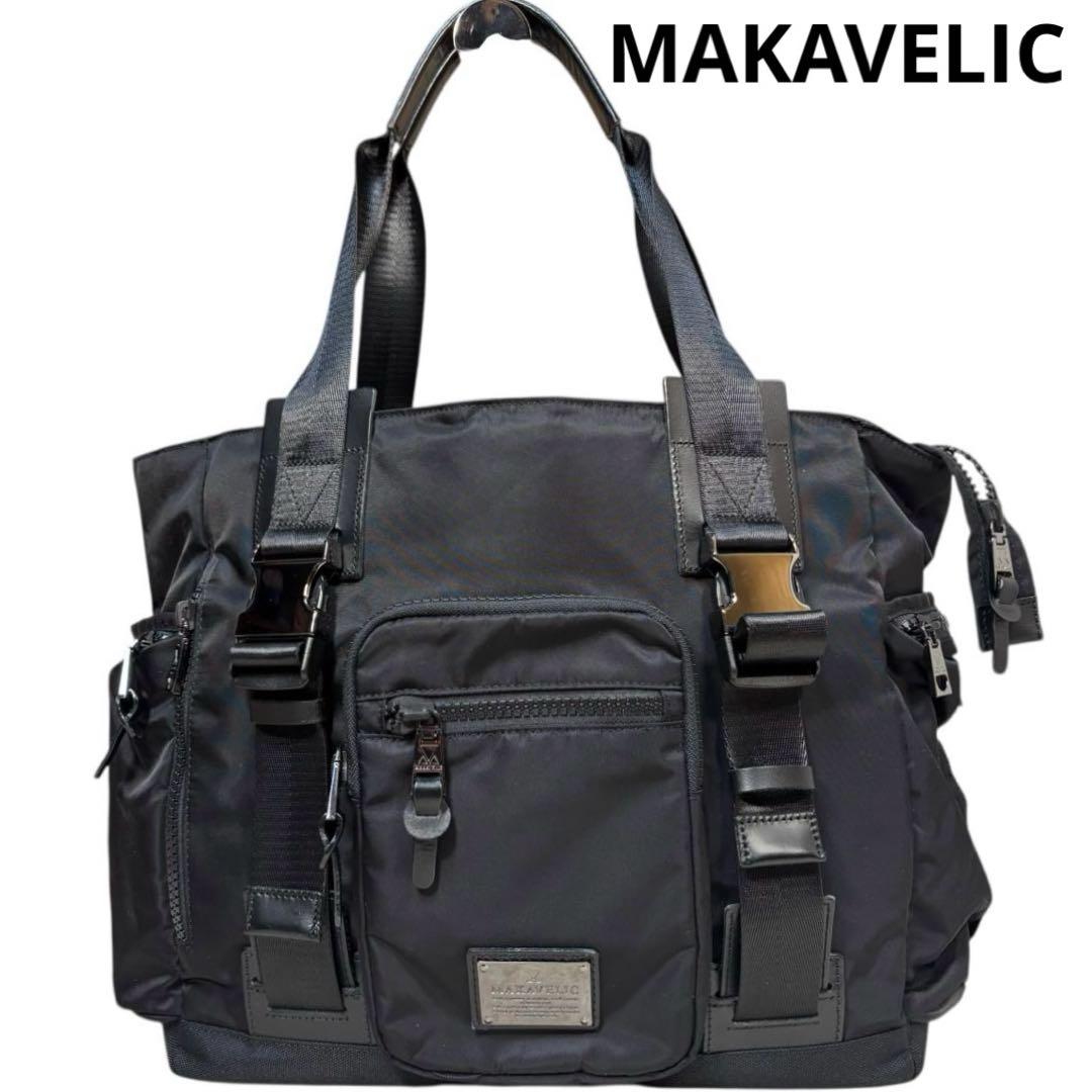 【極美品】MAKAVELIC BIND UP 3 トートバッグ ブラック