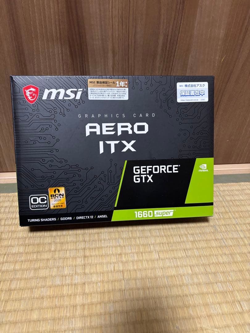グラフィックボード・グラボ・ビデオカード MSI GeForce GTX 1660 Super AERO ITX