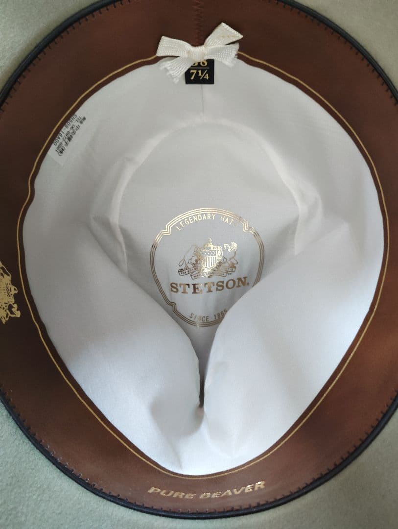 I*e様 ステットソン　ピュアビーバー　ライトオリーブ　STETSON　KENT