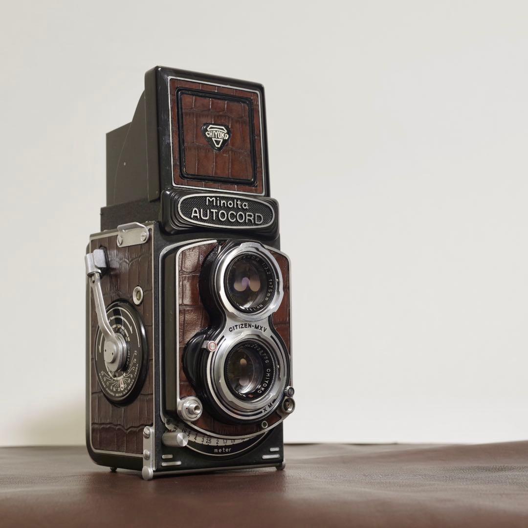 【分解清掃、動作確認済】ミノルタ オートコード 二眼レフカメラ 中判フィルム