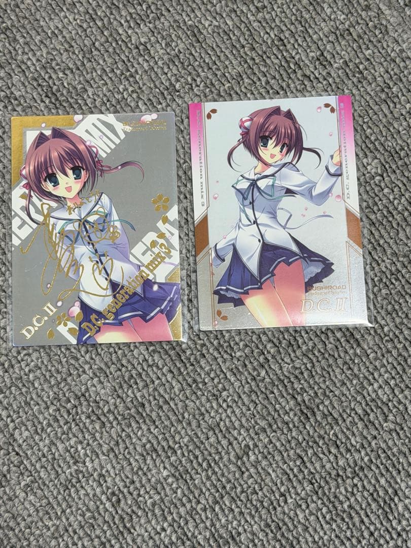 朝倉由夢　サイン入り　トレカセット