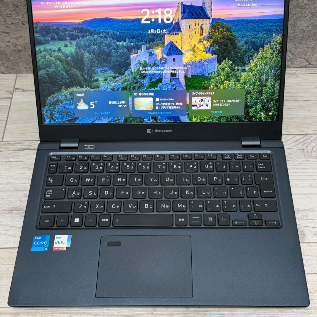 2022年製 超軽量 モバイル✨11世代コアi5 SSD LTE ノートパソコン