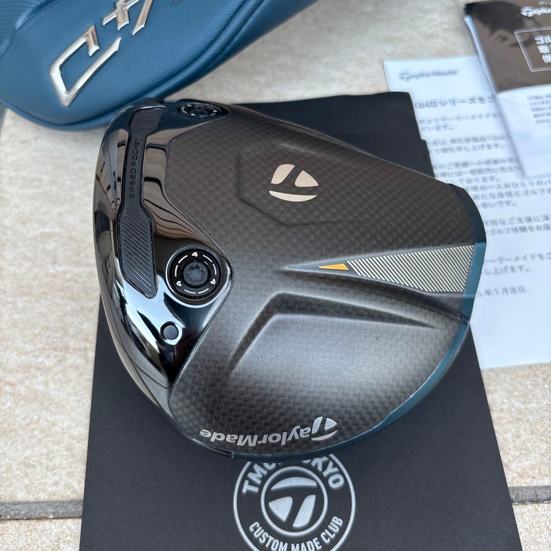 ラウンド未使用　テーラーメイド　Qi4Dドライバー　10.5 ヘッドのみ超美品
