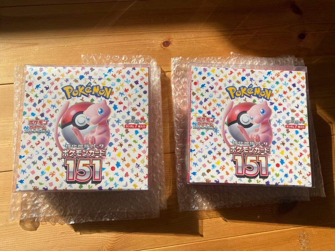 ポケモンカード151 シュリンク付き2box