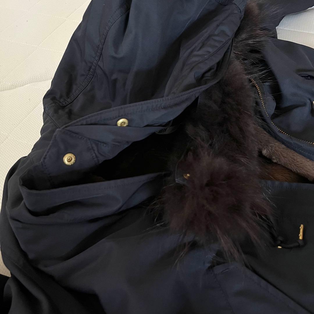 美品 IENAヴェトモン イエナ別注 ライナー付き モッズコート 38 ネイビー