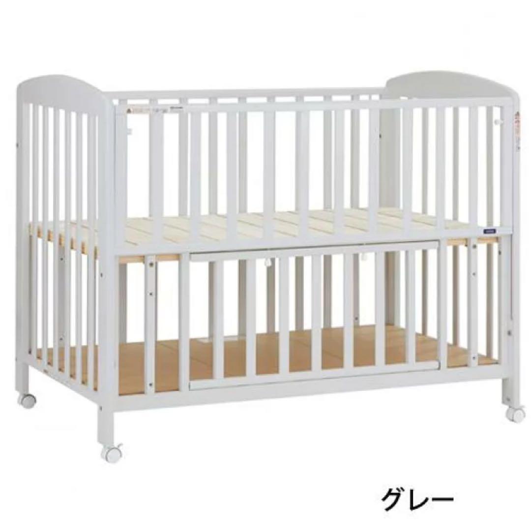 【カトージ(KATOJI)】ベビーベッド ハイタイプ