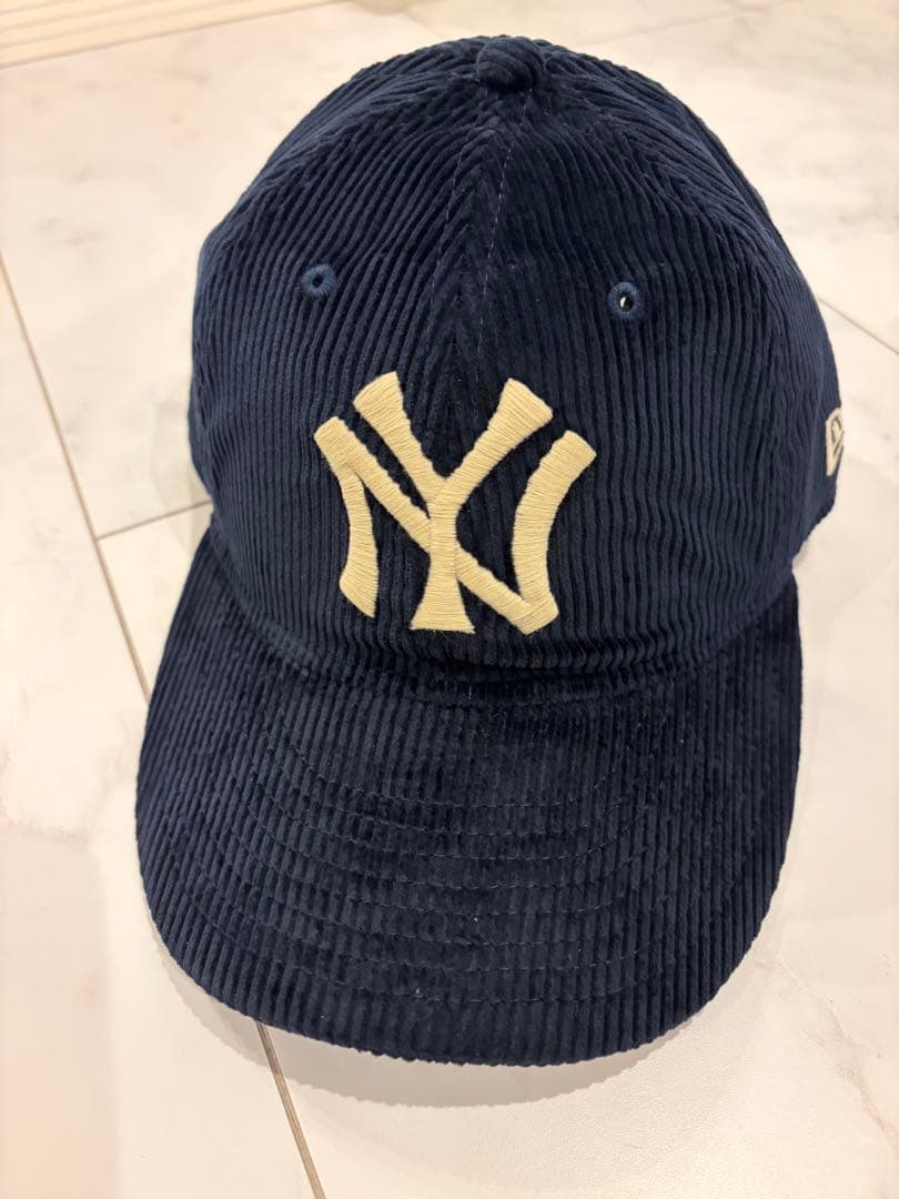 ラルフローレン×Yankees コーデュロイキャップ ネイビー（新品未使用❗️）