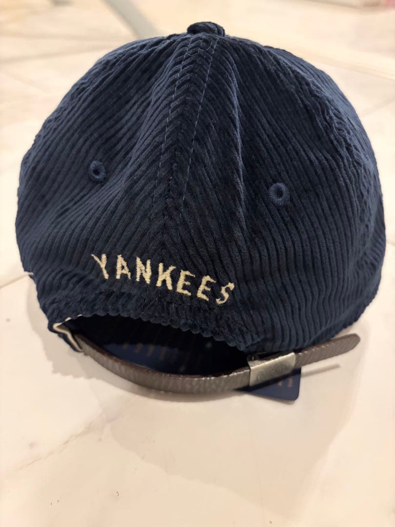 ラルフローレン×Yankees コーデュロイキャップ ネイビー（新品未使用❗️）