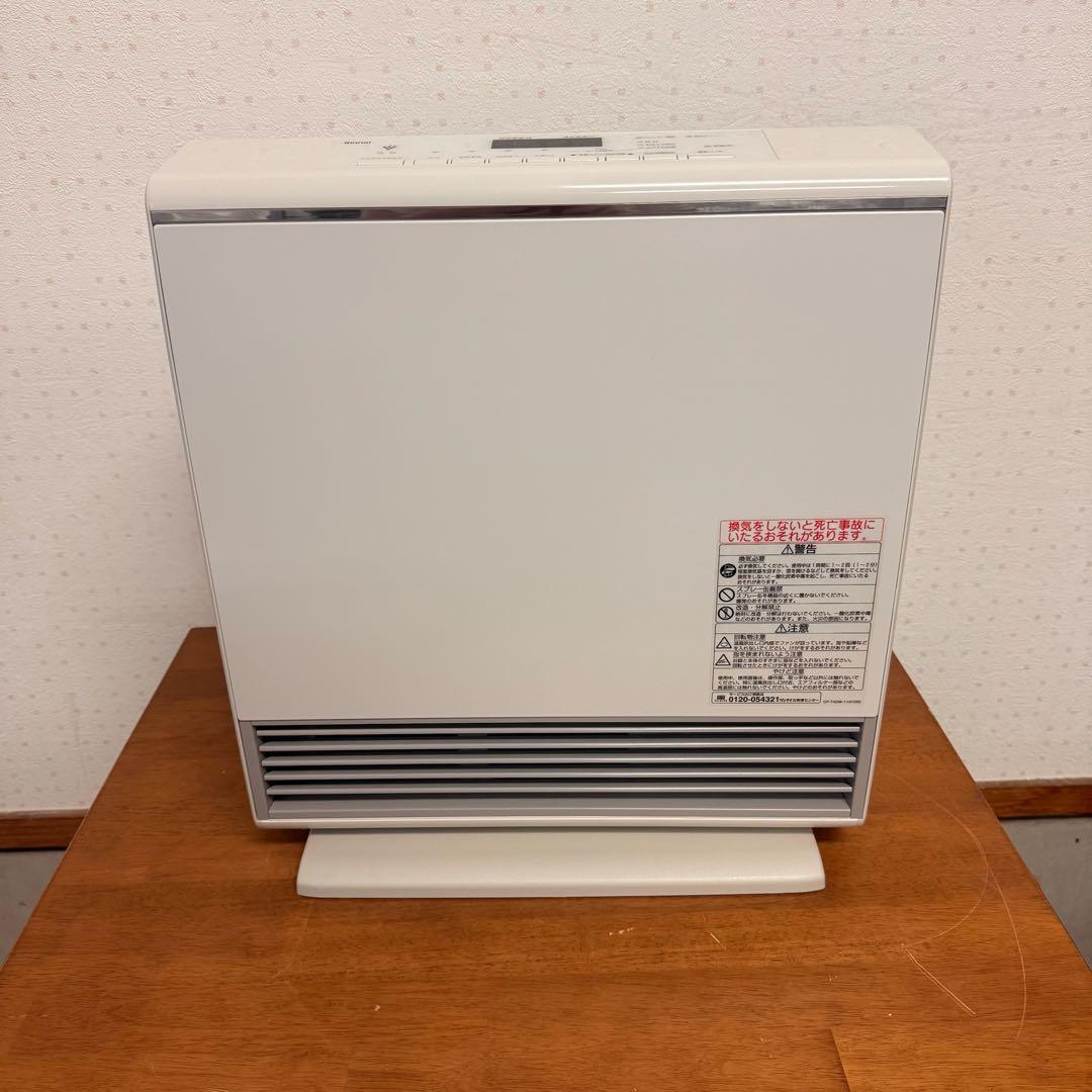 ● 美品 リンナイ ガスファンヒーター ホワイト 都市ガス RC-W4401NP