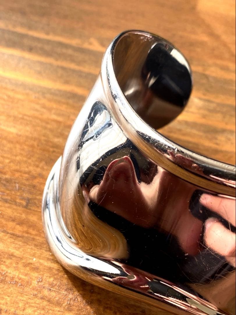 Tiffany ティファニー ボーンカフ ルテニウム バングル 右手用