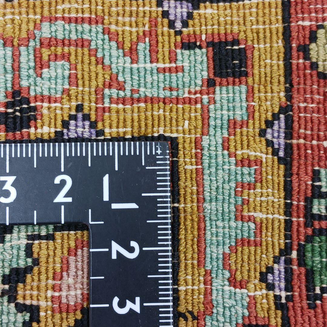 Y3244 インド絨毯 シルク 手織り 156×90㎝ マット