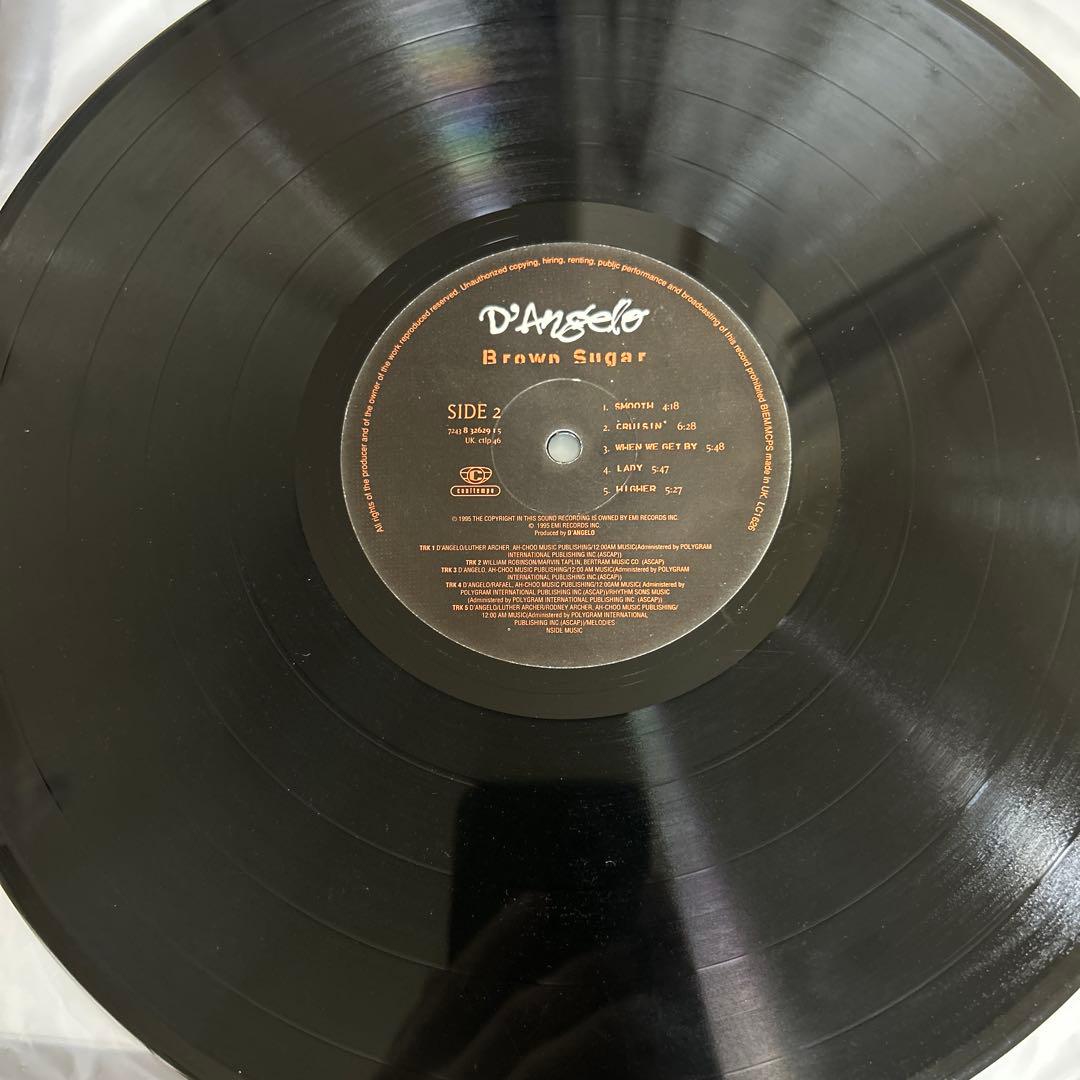 UKオリジナル！D'Angelo Brown Sugar レコード