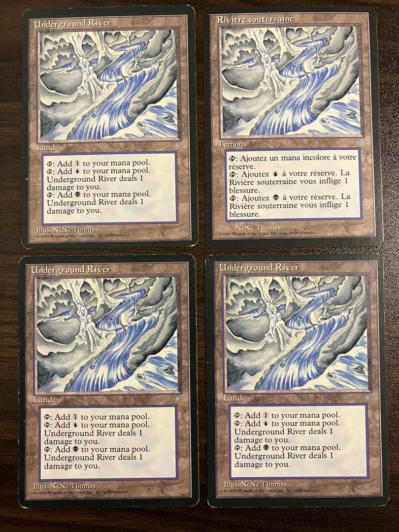 k*i様 地底の大河 Underground  アイスエイジ版 4枚セ