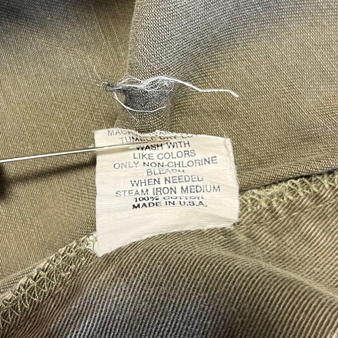 USA製 古着 80's ラルフローレン ツータック チノパン 黒 鬼フェード