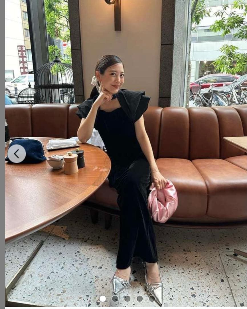 drape velour dress ANDRÉSD ／ アンドレスド