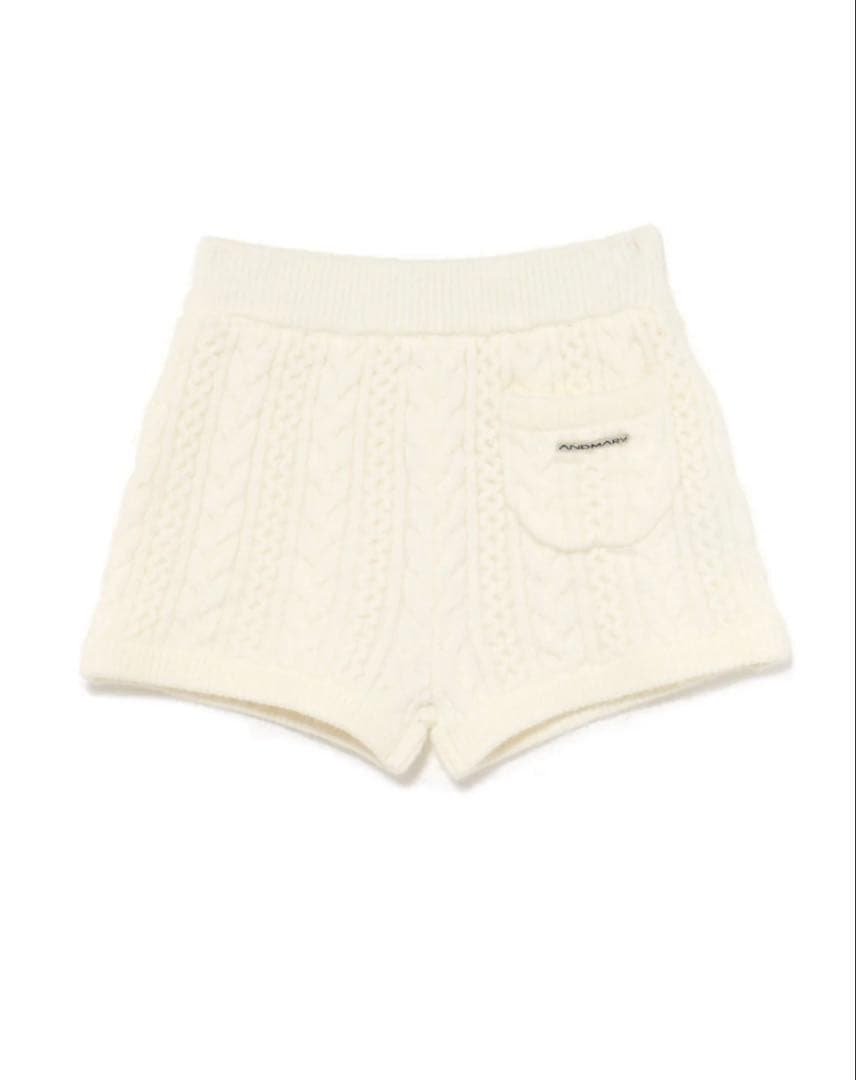 ANDMARY Mary knit pants アイボリー
