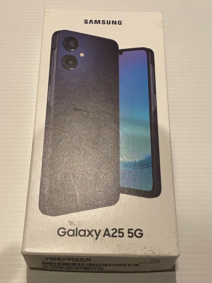 Samsung Galaxy A25 5G 本体 ブラック　スマホ