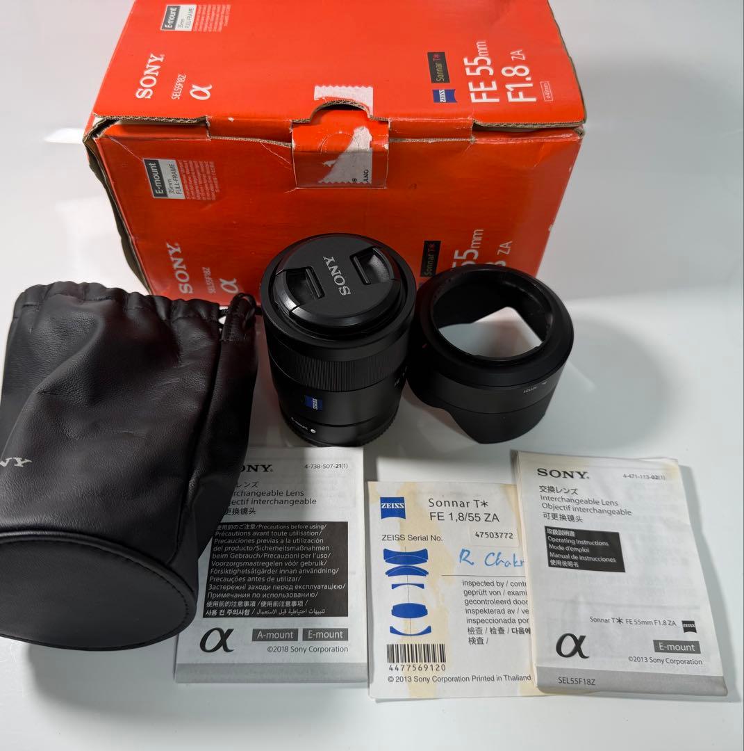 ソニー SONY Sonnar T* FE 55mm F1.8 ZA
