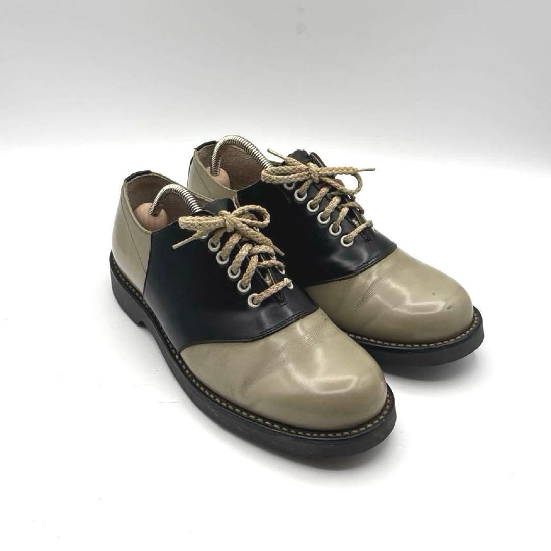 リーガル　サドルシューズ　24.5 グレー　ブラック　バイカラー　2051