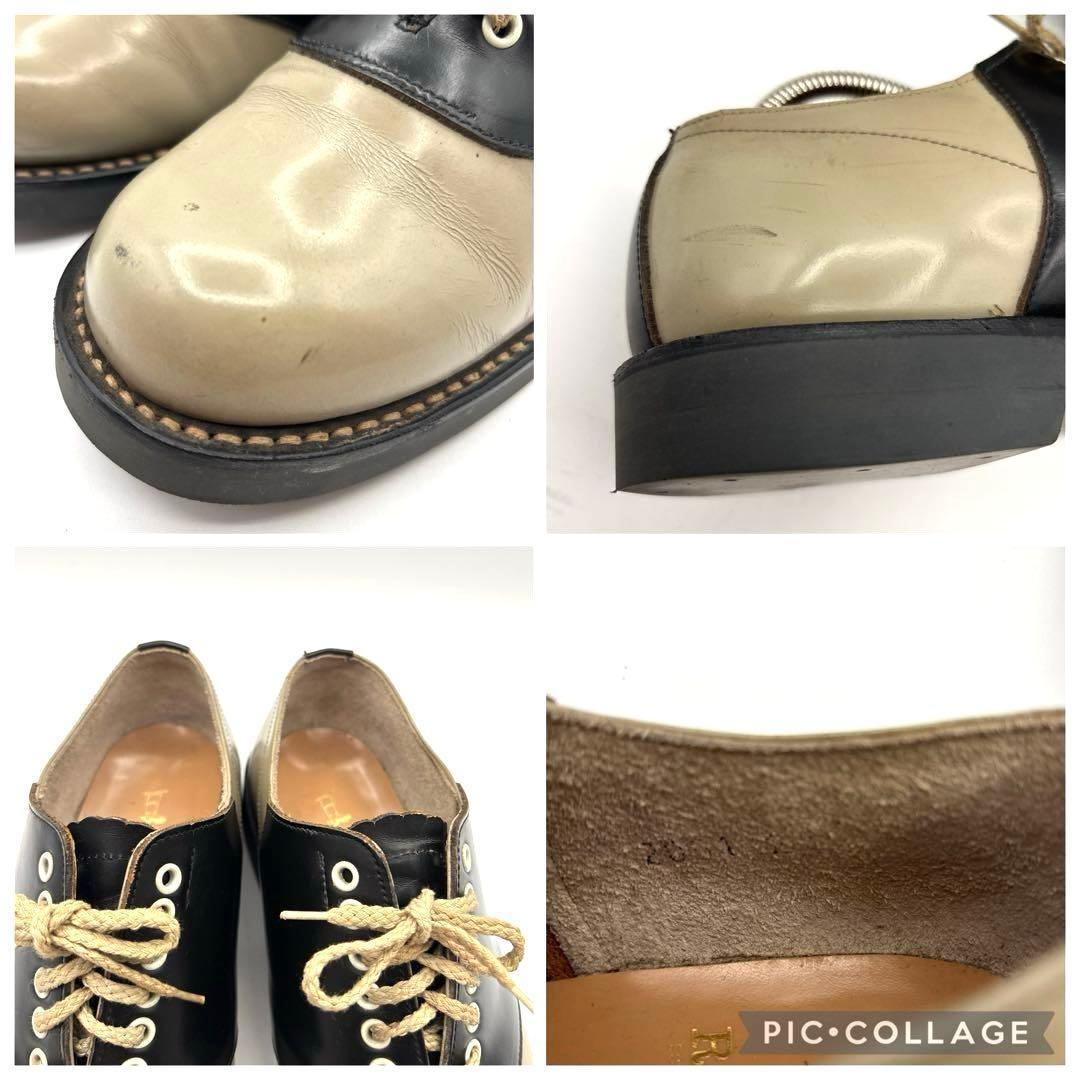 リーガル　サドルシューズ　24.5 グレー　ブラック　バイカラー　2051